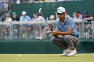 Ricky Castillo lines up a shot at The CJ Cup Byron Nelson - First Round - Source: Imagn